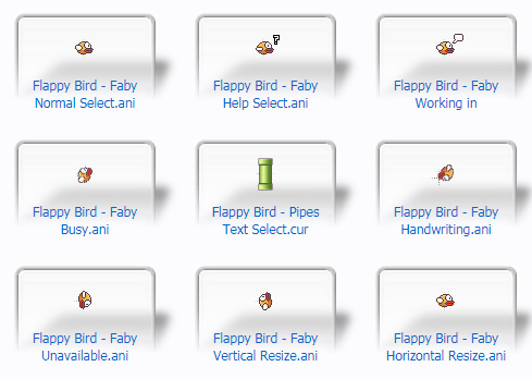 Flappy Bird Cursors