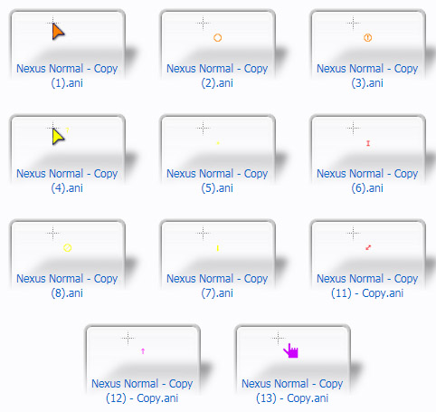 rainbow mouse Cursors