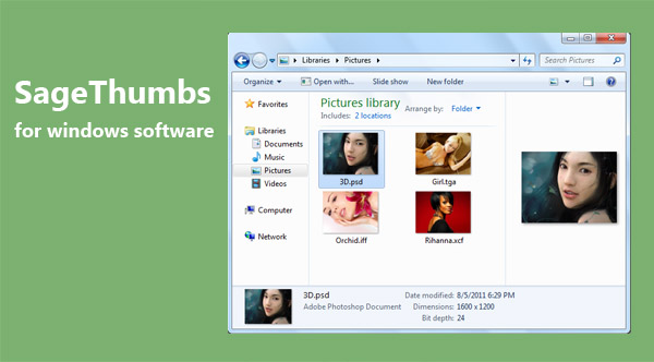 SageThumbs for windows software