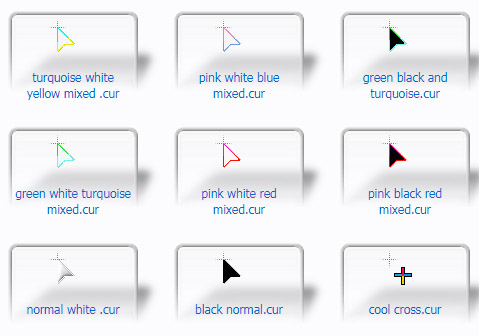 mixed color Cursors