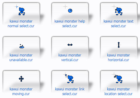 monster kawai Cursors