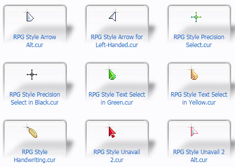 More RPG Styled Cursors