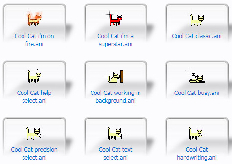 Cool Cat Mouse Cursors