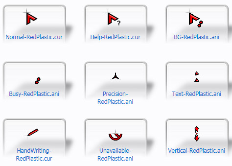 RedPlastic Mouse Cursors