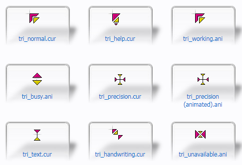 Triangles Mouse Cursors