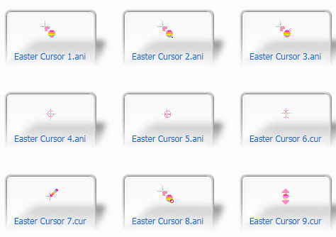 2021 Easter Cursors