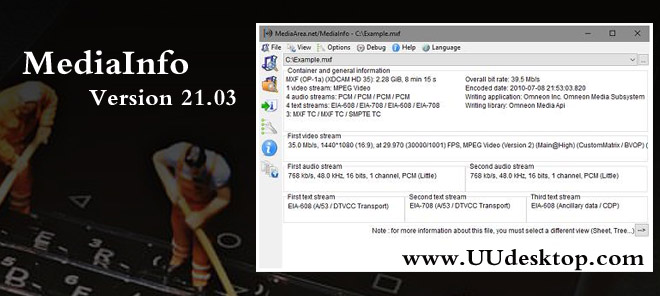 MediaInfo v21.03 for PC programs