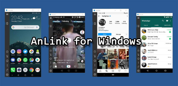 Anlink - Operate your phone on PC safely and easily