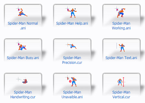 Spider-Man Mouse Cursors