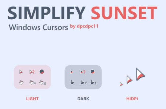 Simplify Sunset - Windows Cursors