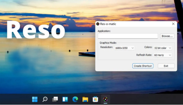 Reso for Windows program