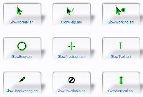 GreenGlow Mouse Cursors