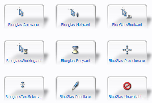 Blue-Glass for Vista Cursors