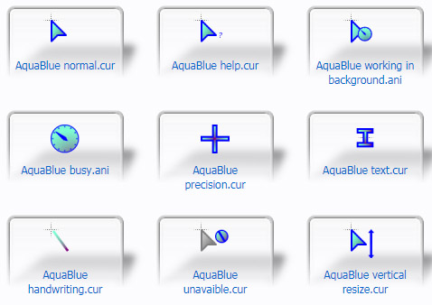 AquaBlue Mouse Cursors