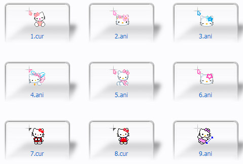 hello kitty  Cursors