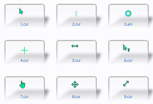 Aero Green Cursors