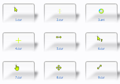 Lime Aero Cursors