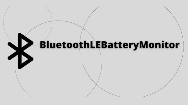 BluetoothLE Battery Monitor v2.0 for windows software