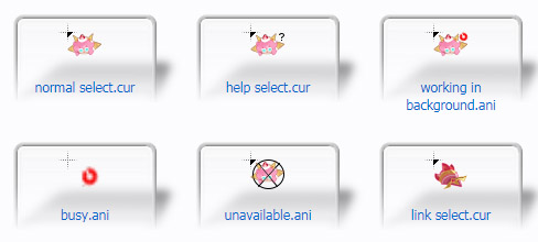 Cookie Run Strawberry Crepe Cursors