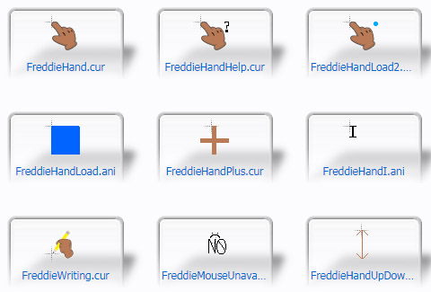 Freddie Pointers for Mouse Cursors