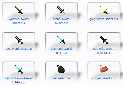 minecraft pack Mouse Cursors