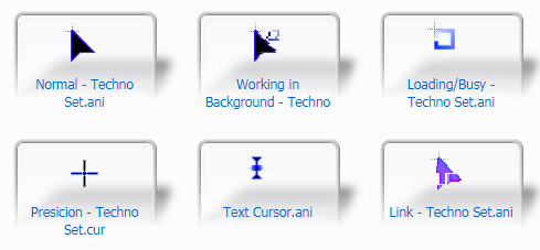 Techno Mouse Cursors