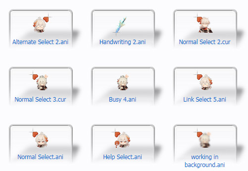 kazuha Mouse Cursors