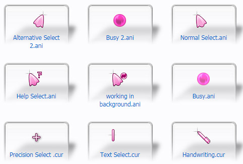 3D Pink Axolotl Mouse Cursors