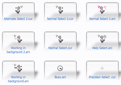 Goose Mouse Cursors