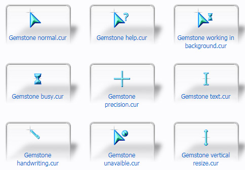 Gemstone Mouse Cursors