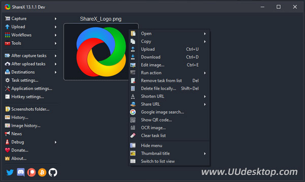ShareX 14.0.0 - Screen capture, file sharing and productivity tool