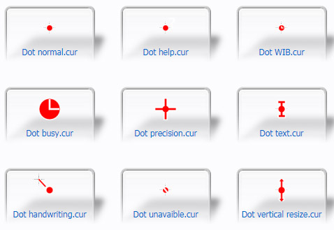 Dot Mouse Cursors