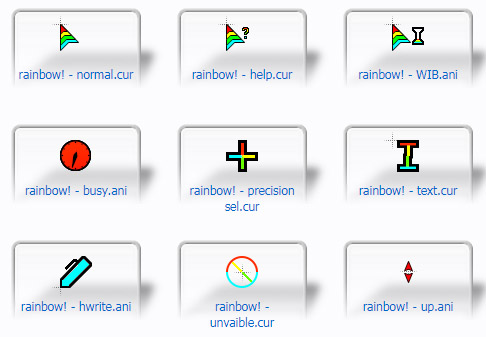 rainbow! Cursors