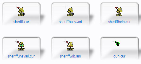 Sheriff Domestic ＂Dickhead＂ Cursors