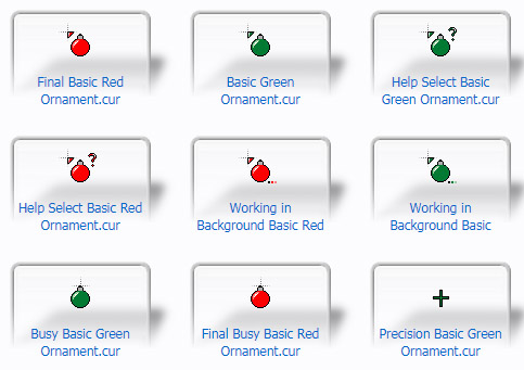 Christmas Ornament Mouse Cursors