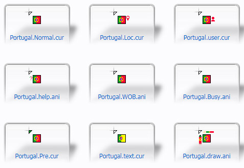 Portugal Pointers Cursors