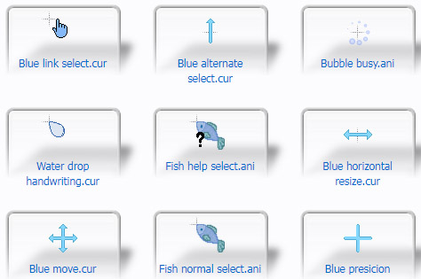 Fish-Themed Cursors