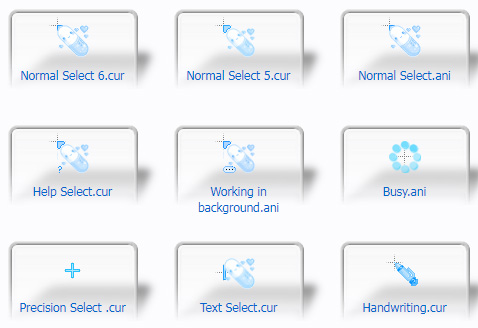 Kawaii Blue Pill Cursors