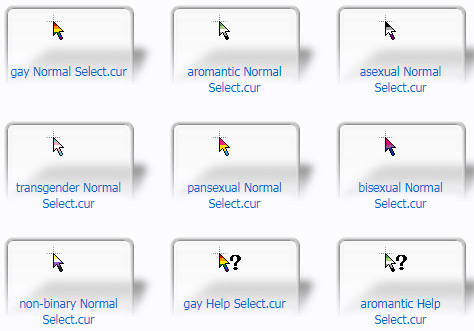 Pride Month Mouse Cursors