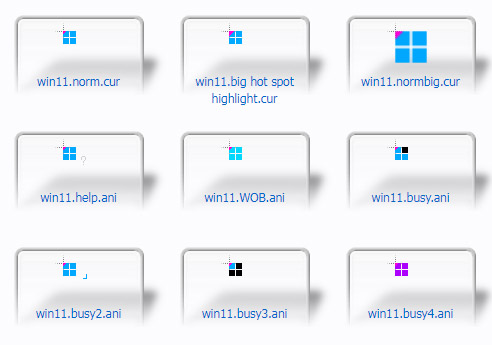 win11 pointers Cursors