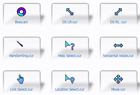 Light Blue Cursors