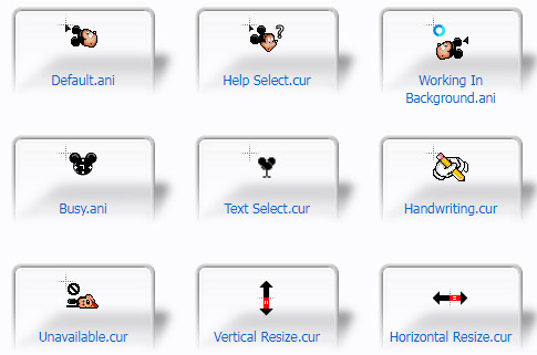 Mickey Mouse Cursors