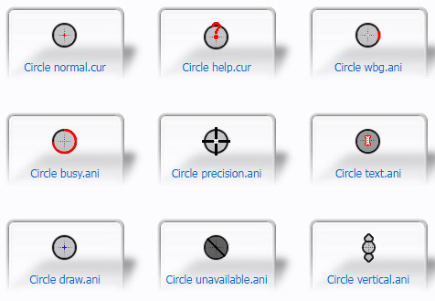 Circle Mouse Cursors