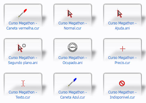 Tema do Curso Megathon Retrô Cursors