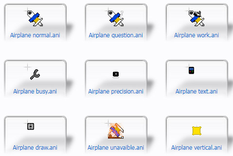 Airplane Mouse Cursors