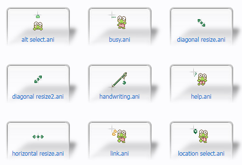 Keroppi Cursors