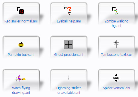 Halloween Mouse Cursors