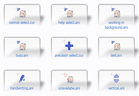 Sangonomiya Kokomi Mouse Cursors