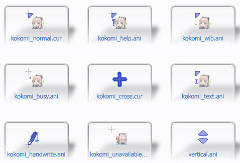 fixed kokomi Cursors