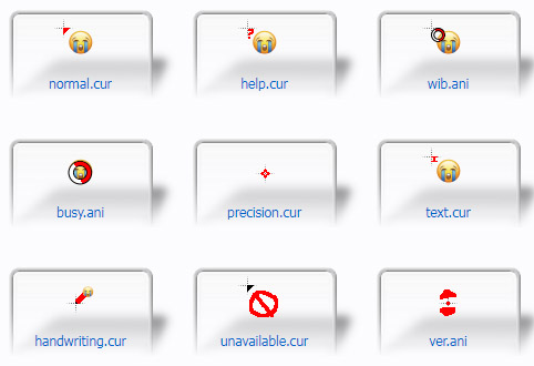 Sob Emoji Mouse Cursors